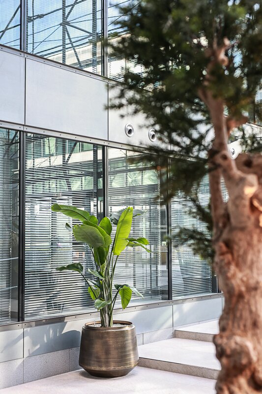 Strelicie ve vstupní části u recepce The Park Chodov - Strelicie ve vstupní části u recepce The Park Chodov