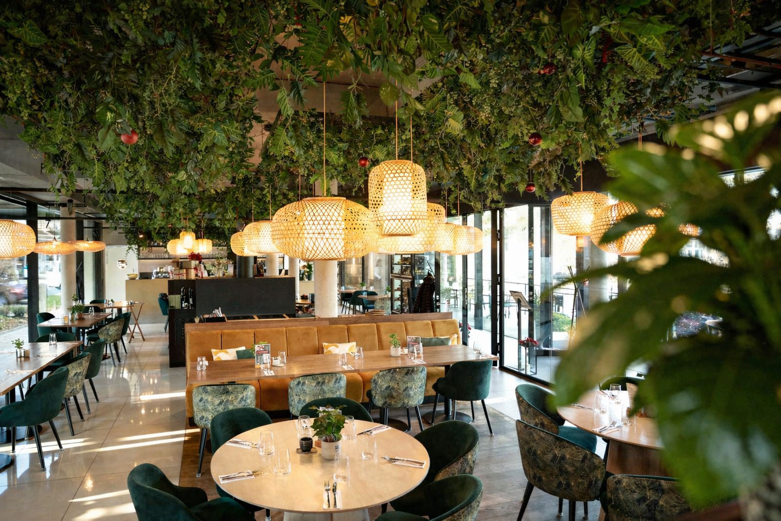 Villa Fitz as a green oasis in the middle of the town of Rokycany